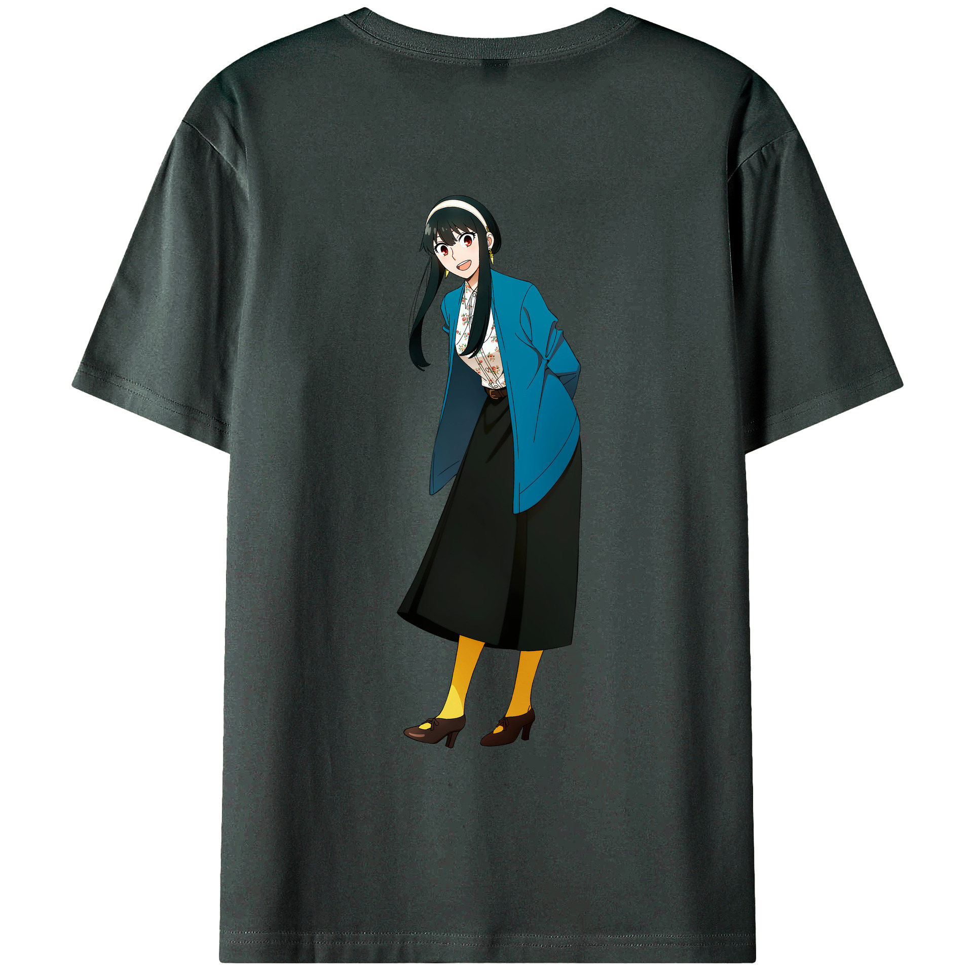 （画像用） SPY×FAMILY间谍家家酒 綿100％ メンズ半袖Tシャツ（バックプリント） 通気性